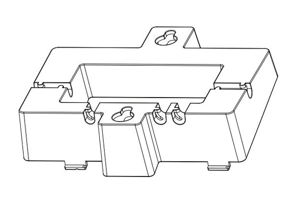 Grandstream Networks wallmounting kit per GRP260x telefonbeslag & -stand Sort, Grå