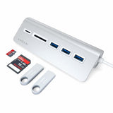 Satechi ST-TCHCRS dockingstation USB 3.2 Gen 1 (3.1 Gen 1) Type-C Sølv