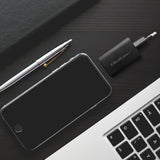Qoltec 50766 oplader til mobil enhed Laptop, Bærbar spillekonsol, Strømbank, Smartphone, SmartWatch, Tablet Sort Vekselstrøm Hurtig opladning Indendørs