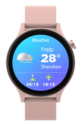 Denver SWC-338RO Smartwatch og sportsur 3,51 cm (1.38") TFT 44.6 mm Digital 240 x 240 pixel Berøringsskærm Rose