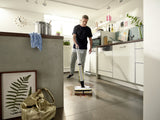 Kärcher FC 7 CORDLESS Elektrisk moppe Batteri Tør&våd Poseløs Sort, Hvid, Gul 2,85 At