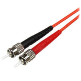 StarTech.com 50FIBLCST5 InfiniBand og fiberoptisk kabel 5 m LC ST Rød