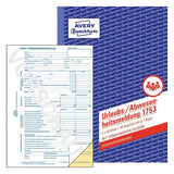 Avery 1753 forretningsformular