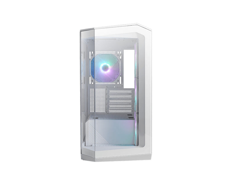 MSI MAG PANO M100R PZ Micro Tower Hvid
