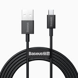 Baseus Superior USB-kabel USB 2.0 2 m USB A Micro-USB A 0,48 Gbit/sek. Hvid