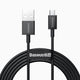 Baseus Superior USB-kabel USB 2.0 2 m USB A Micro-USB A 0,48 Gbit/sek. Hvid