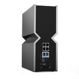 TP-Link Archer BE800 trådløs router Multi-Gigabit Ethernet Tri-band (2,4 GHz/5 GHz/6 GHz) Sort, Rustfrit stål