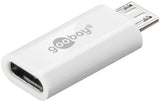 Goobay 55550 kabel kønsskifter USB Micro B USB C Hvid