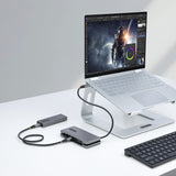 StarTech.com HB31CM1A3CB dockingstation Ledningsført USB 3.2 Gen 2 (3.1 Gen 2) Type-C Grå