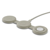 Satechi OntheGo 3-in-1 Headset, Smartphone, SmartWatch Hvid USB Trådløs opladning Hurtig opladning Indendørs
