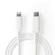 Nedis CCGW39650WT20 Lightning kabel 2 m Hvid