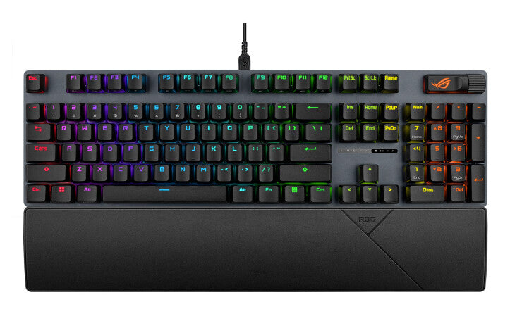 ASUS ROG Strix Scope II X tastatur Spil USB Schweizisk Sort