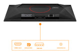 AOC G4 Q27G41ZDF computerskærm 67,3 cm (26.5") 2560 x 1440 pixel Quad HD QD-OLED Sort, Rød