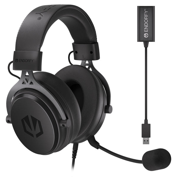 ENDORFY VIRO Plus USB Headset Ledningsført Spil Sort