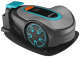 Gardena SILENO minimo Robot plæneklipper Batteri Sort, Blå, Grå