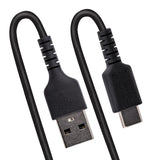 StarTech.com R2ACC-50C-USB-CABLE USB-kabel USB 2.0 0,5 m USB A USB C 0,48 Gbit/sek. Sort