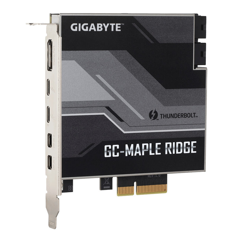 GIGABYTE GC-MAPLE RIDGE interface-kort/adapter Intern DisplayPort, Mini DisplayPort, Thunderbolt 4, USB 3.2 Gen 2 (3.1 Gen 2)