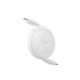 Baseus Free2Pull USB-kabel 1 m USB C 0,48 Gbit/sek. 60 W Hvid