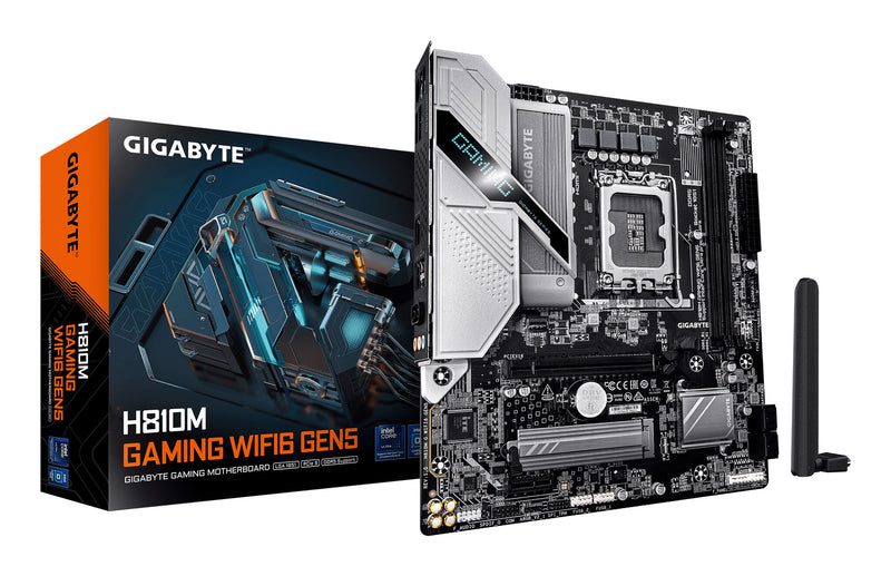 GIGABYTE H810M GAMING WIFI6 GEN5 Intel H810 LGA 1851 (Socket V1) micro ATX