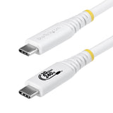 StarTech.com CC2M20GUSB4TPW USB-kabel USB4 Gen 2x2 2 m USB C 20 Gbit/sek. 240 W Hvid