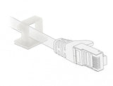 DeLOCK 60250 kabelorganisator Gulv Kabelholder Hvid 10 stk