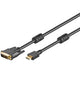 Goobay MMK 630-500 G 5.0m (HDMI-DVI) 5 m DVI-D