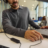 HP Poly Mission 615 Monaural USB Wired Headset (Bulk)