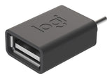 Logitech 956-000005 kabel kønsskifter USB C USB A Grafit