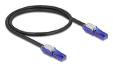 DeLOCK 80925 netværkskabel Sort, Violet 0,5 m Cat6 U/UTP (UTP)