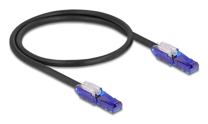 DeLOCK 80925 netværkskabel Sort, Violet 0,5 m Cat6 U/UTP (UTP)