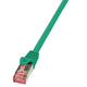 LogiLink 0.25m Cat.6 S/FTP netværkskabel Grøn 0,25 m Cat6 S/FTP (S-STP)