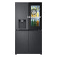 LG InstaView GMG960EVJE side-by-side køle-fryseskab Fritstående 638 L Sort