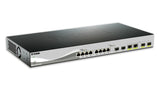 D-Link DXS-1210-12TC/E netværksswitch Administreret L2 10G Ethernet (100/1000/10000) 1U Sort, Sølv