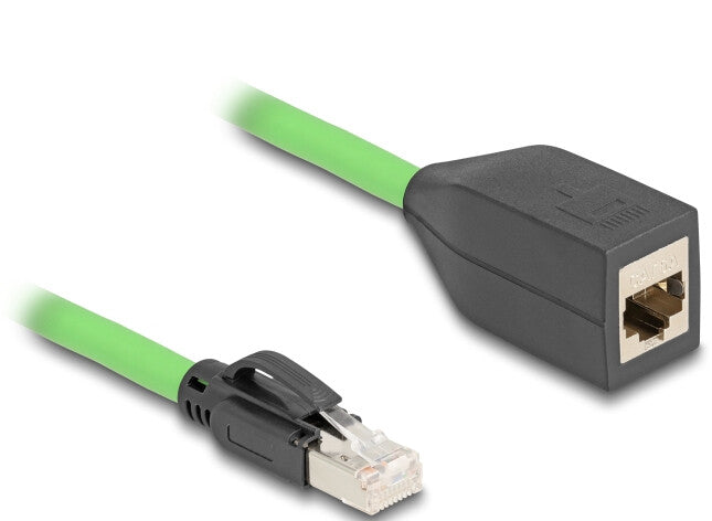 DeLOCK 80880 netværkskabel Grøn 1 m Cat6a SF/UTP (S-FTP)