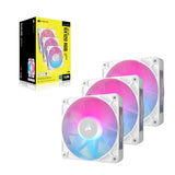 Corsair iCUE LINK RX120 RGB Computerkabinet Ventilator 12 cm Hvid 3 stk