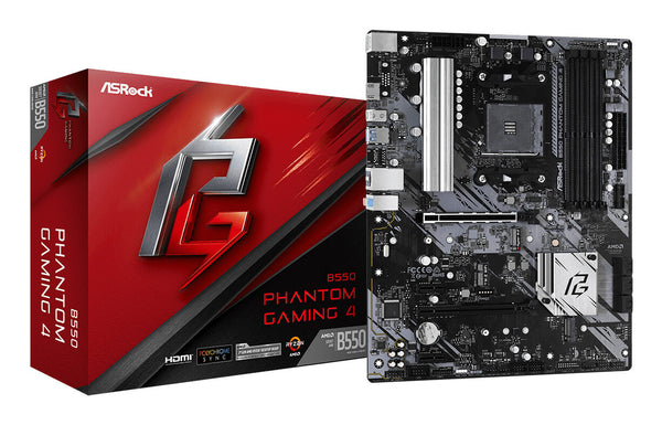 Asrock B550 Phantom Gaming 4 AMD B550 Stik AM4 ATX