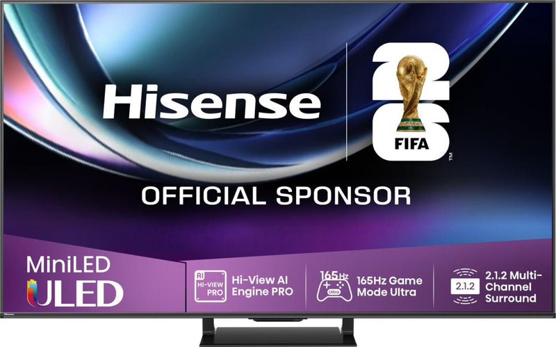 Hisense 55U7Q PRO 139,7 cm (55") 4K Ultra HD Smart TV Wi-Fi Sort 500 cd/m²