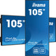 iiyama LH10551UWS-B1AG skilte display Digital fladpaneldisplay 2,66 m (104.7") LED 500 cd/m² UltraWide 5K HD Sort 24/7