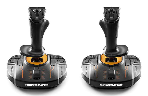 Thrustmaster T.16000M FCS SPACE SIM DUO Sort, Orange USB Flightstick Analog/digital PC
