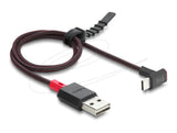 DeLOCK 81549 USB-kabel USB 2.0 0,5 m USB A USB C Rød, Sort