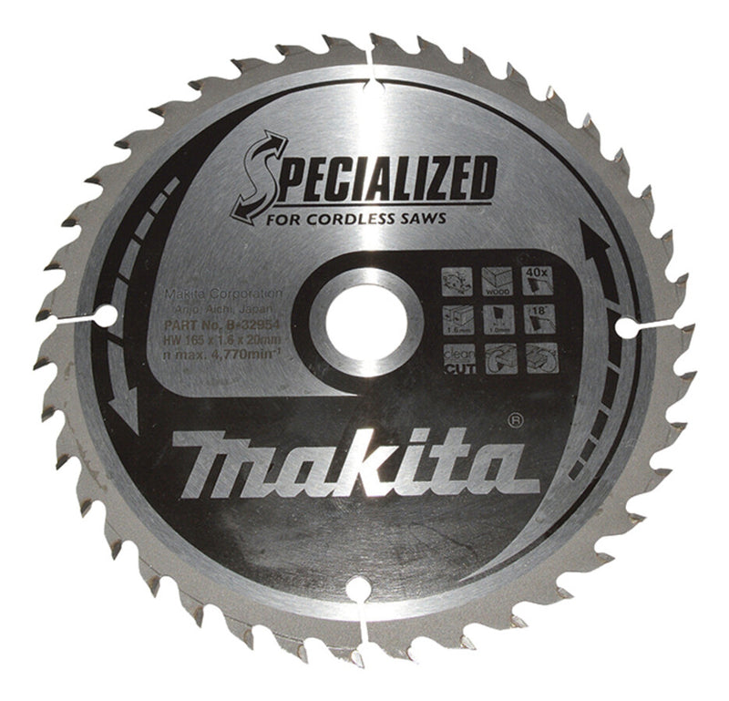 Makita B-32954 rundsavklinge 16,5 cm 1 stk