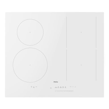 Amica PIDH6141PHTSUN 3.0 kogeplade Hvid Indbygget 59.2 cm Zoneløs induktionskogeplade 4 zone(s)