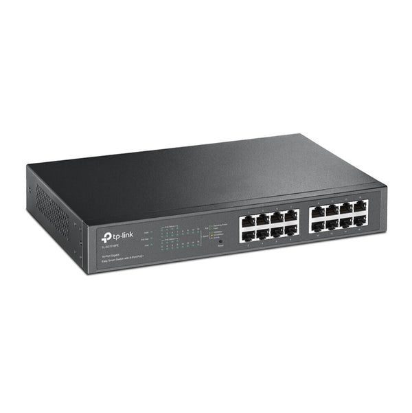 TP-Link TL-SG1016PE netværksswitch Administreret L2 Gigabit Ethernet (10/100/1000) Strøm over Ethernet (PoE) Sort