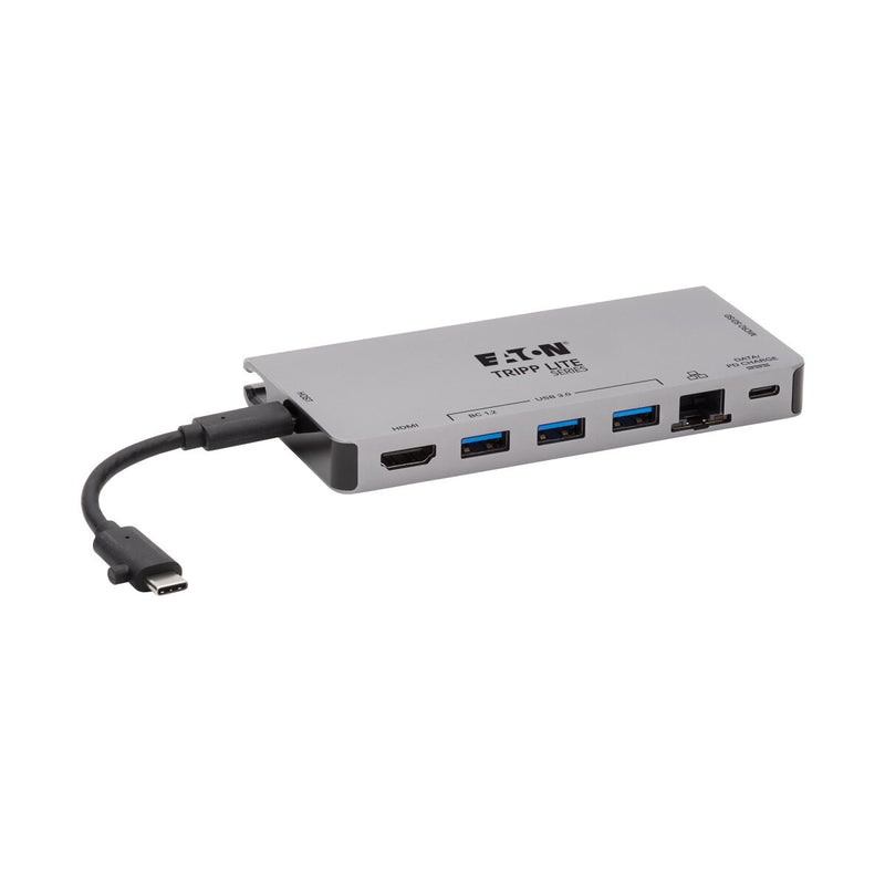 Tripp Lite U442-DOCK5D-GY dockingstation Ledningsført USB 3.2 Gen 1 (3.1 Gen 1) Type-C Grå