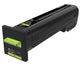 Lexmark 72K2XYE tonerpatron 1 stk Original Gul