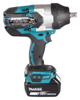 Makita DTW1004Z elektrisk skiftenøgle 1/2" 2200 rpm 1050 Nm Sort, Turkis 18 V