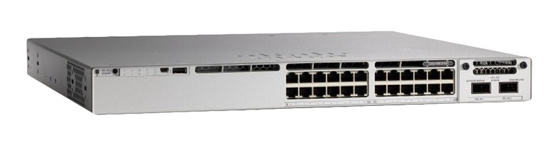 Cisco Catalyst C9300-24UX-E netværksswitch Administreret L2/L3 10G Ethernet (100/1000/10000) Strøm over Ethernet (PoE) 1U Grå
