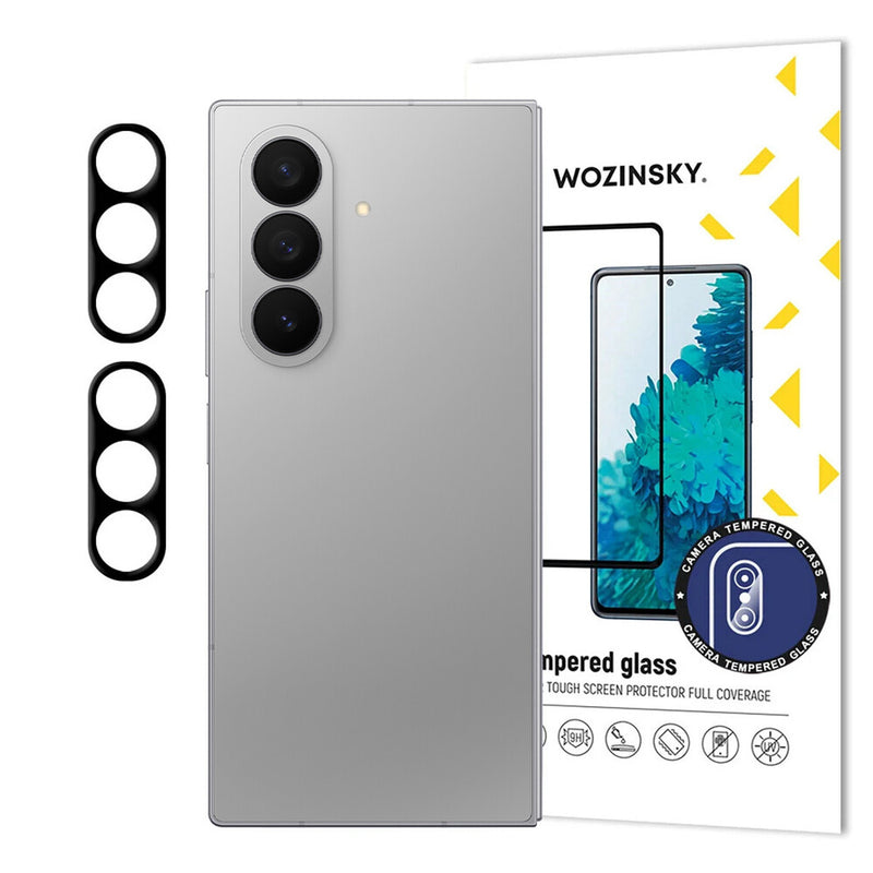 Wozinsky 5907769386824 Skærm og -bagsidebeskytter til mobiltelefon Beskyttelse af kameralinsen Samsung 2 stk