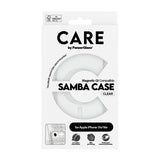 PanzerGlass CARE™ by ® Samba Case Transparent m. Hvid Qi Compatible iPhone 17e | 16e