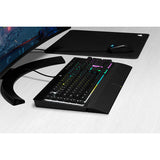Corsair K55 RGB PRO tastatur Spil USB AZERTY Fransk Sort